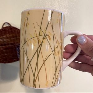 Vintage 2004 Starbucks Meadow Series Wheat Coffee Mug 12oz